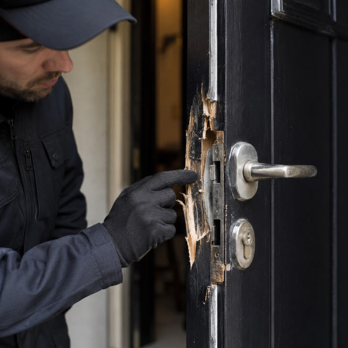 Porte forcée et dépannage après effraction à Saint-Raphaël