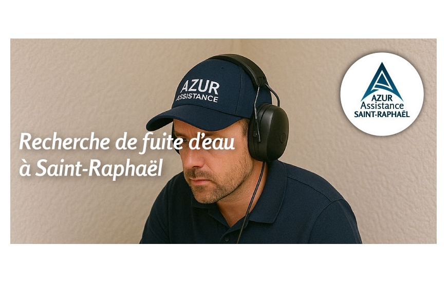 Recherche de fuite d’eau à Saint-Raphaël - Azur Assistance