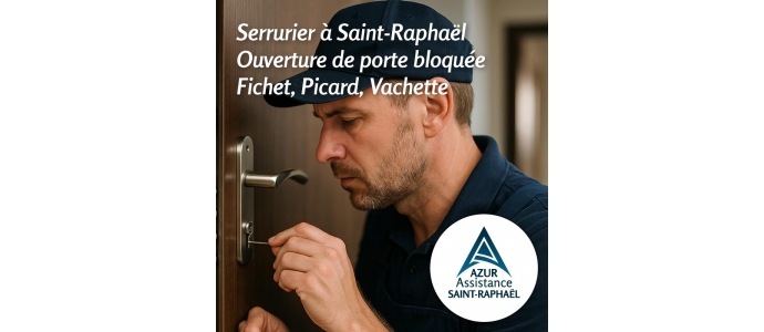 Serrurier à Saint-Raphaël | Ouverture de porte bloquée – Fichet, Picard, Vachette