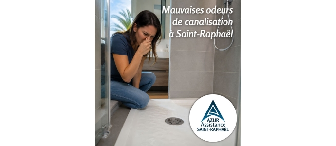 Mauvaises odeurs de canalisation à Saint-Raphaël | Azur Assistance